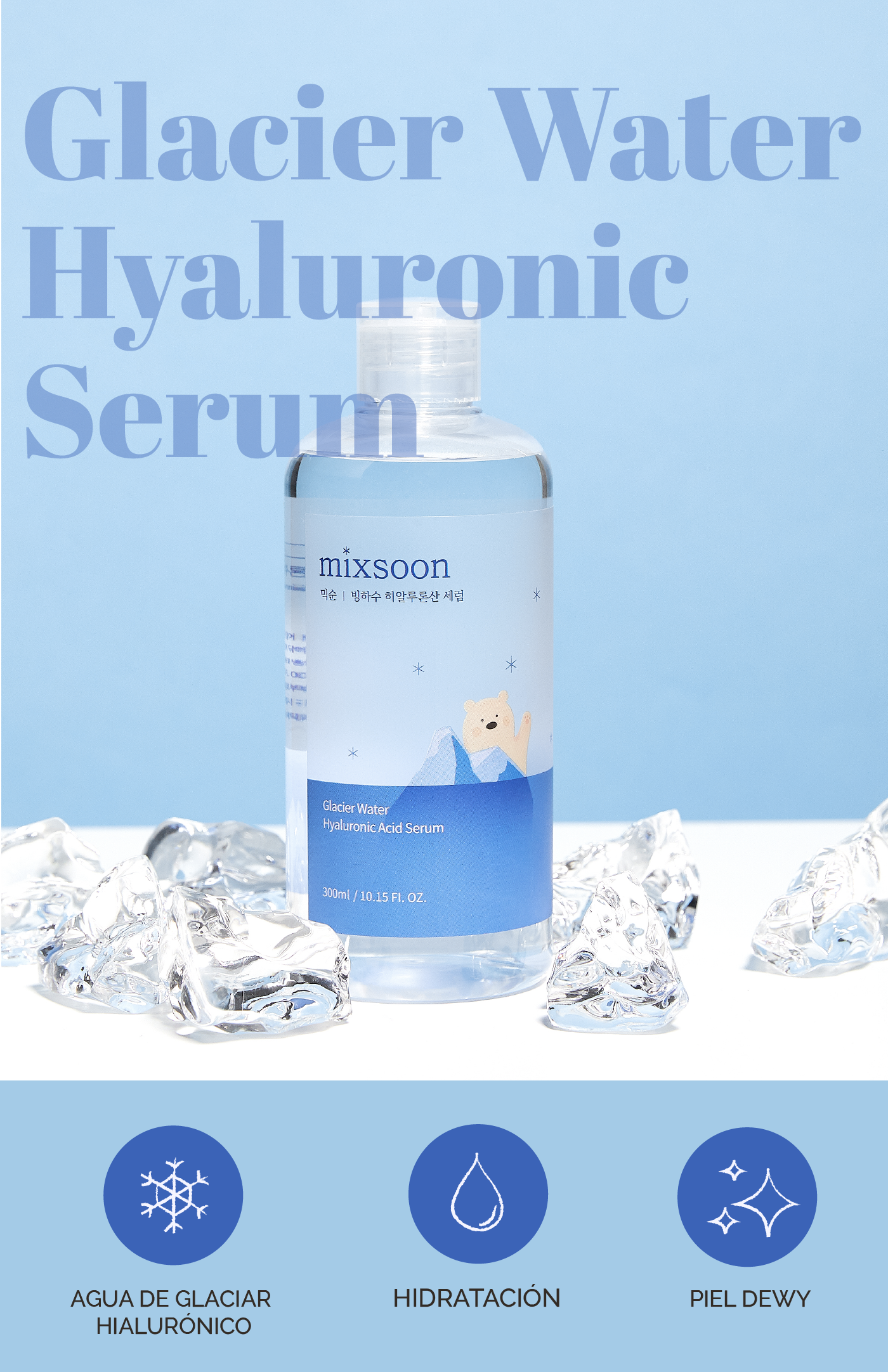 mixsoon Glacier water hyaluronic serum