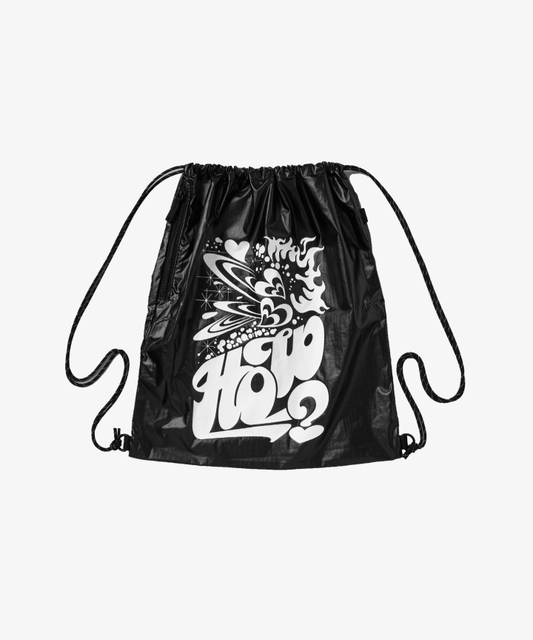 [Pre-Order] BOYNEXTDOOR - SAND SOUND CAPSULE COLLECTION OFFICIAL MD GRAPHIC GYM SACK BLACK