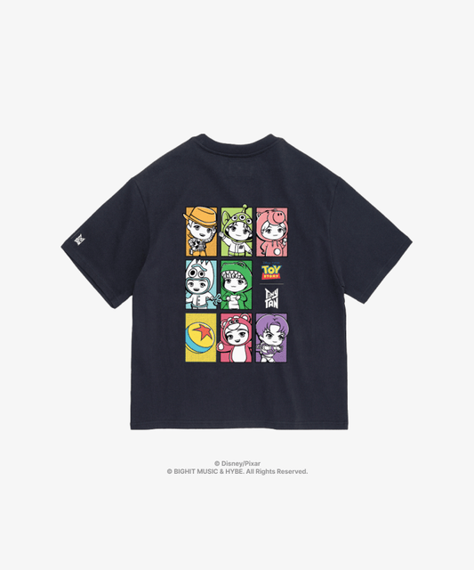 BTS - TOY STORY X TINYTAN COLLABORATION MD GRAPHIC TEE NAVY