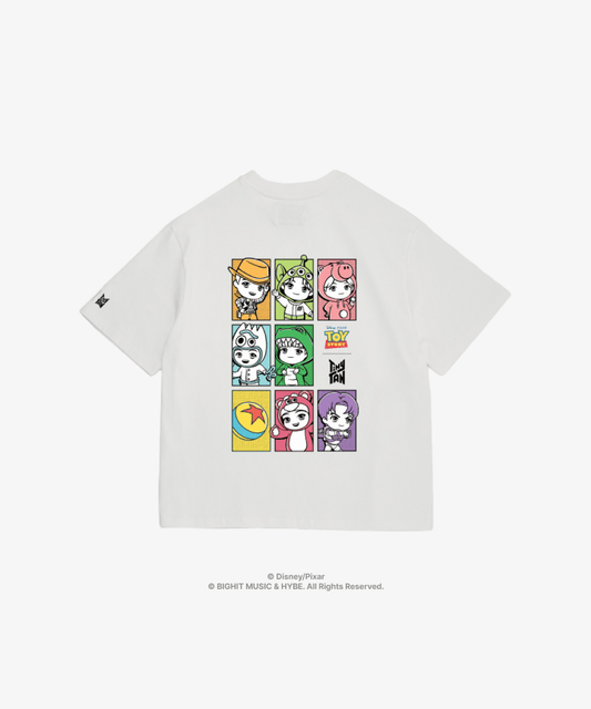 BTS - TOY STORY X TINYTAN COLLABORATION MD GRAPHIC TEE WHITE