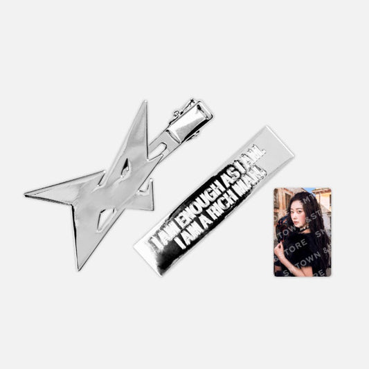 [Pre-Order] AESPA - RICHMAN POP UP OFFICIAL MD HAIRPIN SET