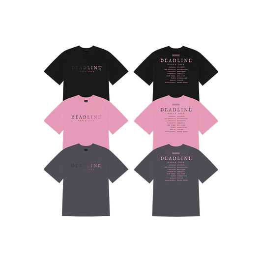 BLACKPINK - DEADLINE WORLD TOUR IN SEOUL OFFICIAL MD HEAT REACTIVE T-SHIRT