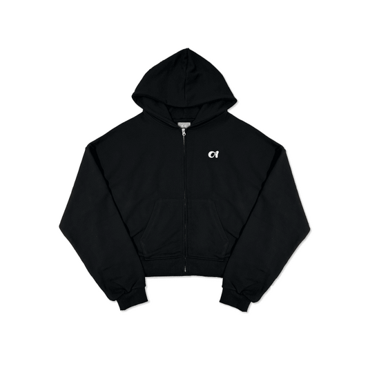 [Pre-Order] JENNIE - ZEN SERIF OFFICIAL MD CROPPED ZIP UP HOODIE