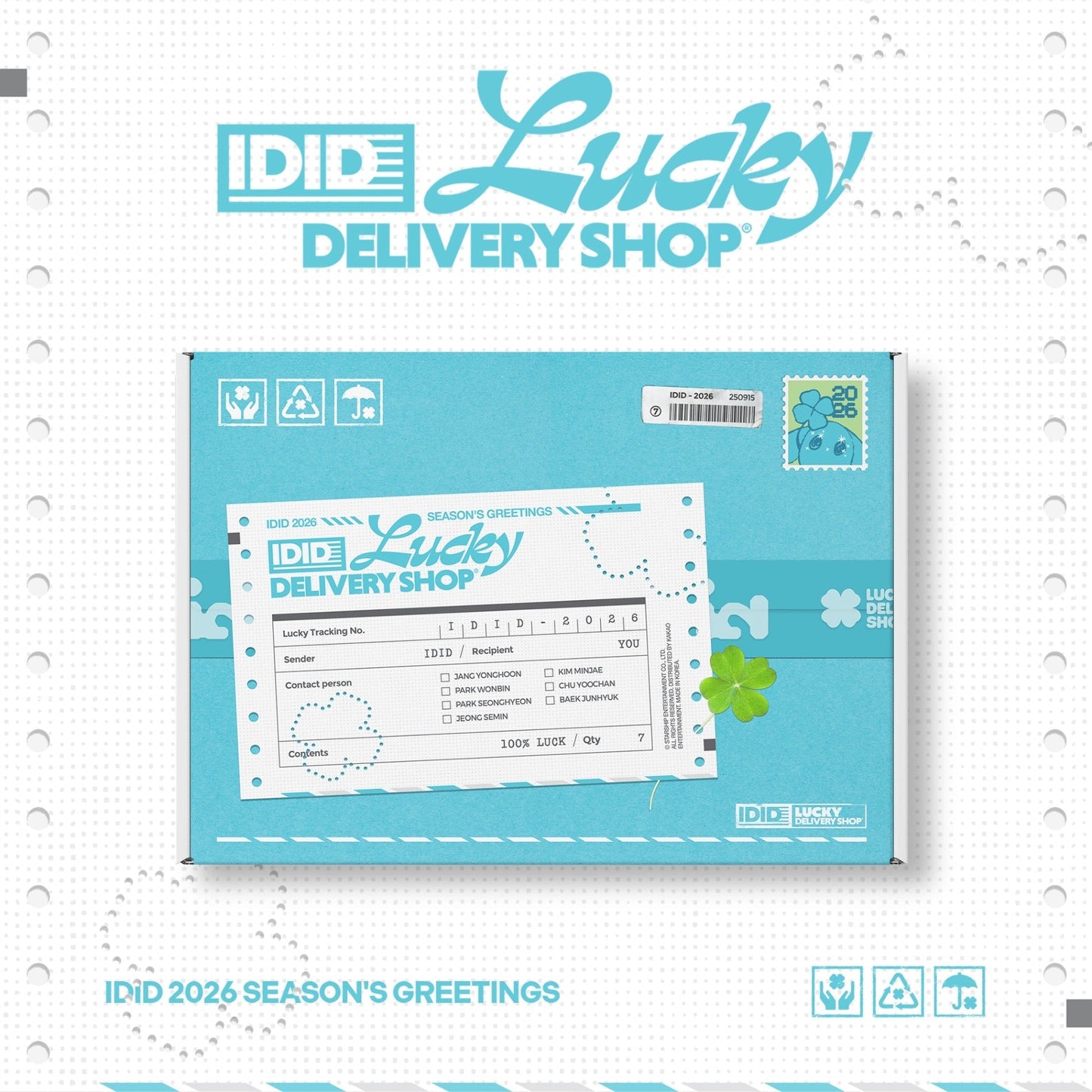 [Pre-Order] IDID - LUCKY DELIVERY SHOP 2026 SEASON'S GREETINGS