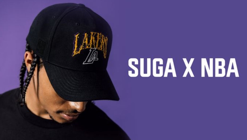 BTS SUGA - GLITCH STRETCH SNAPBACK [SUGA X NBA MD]