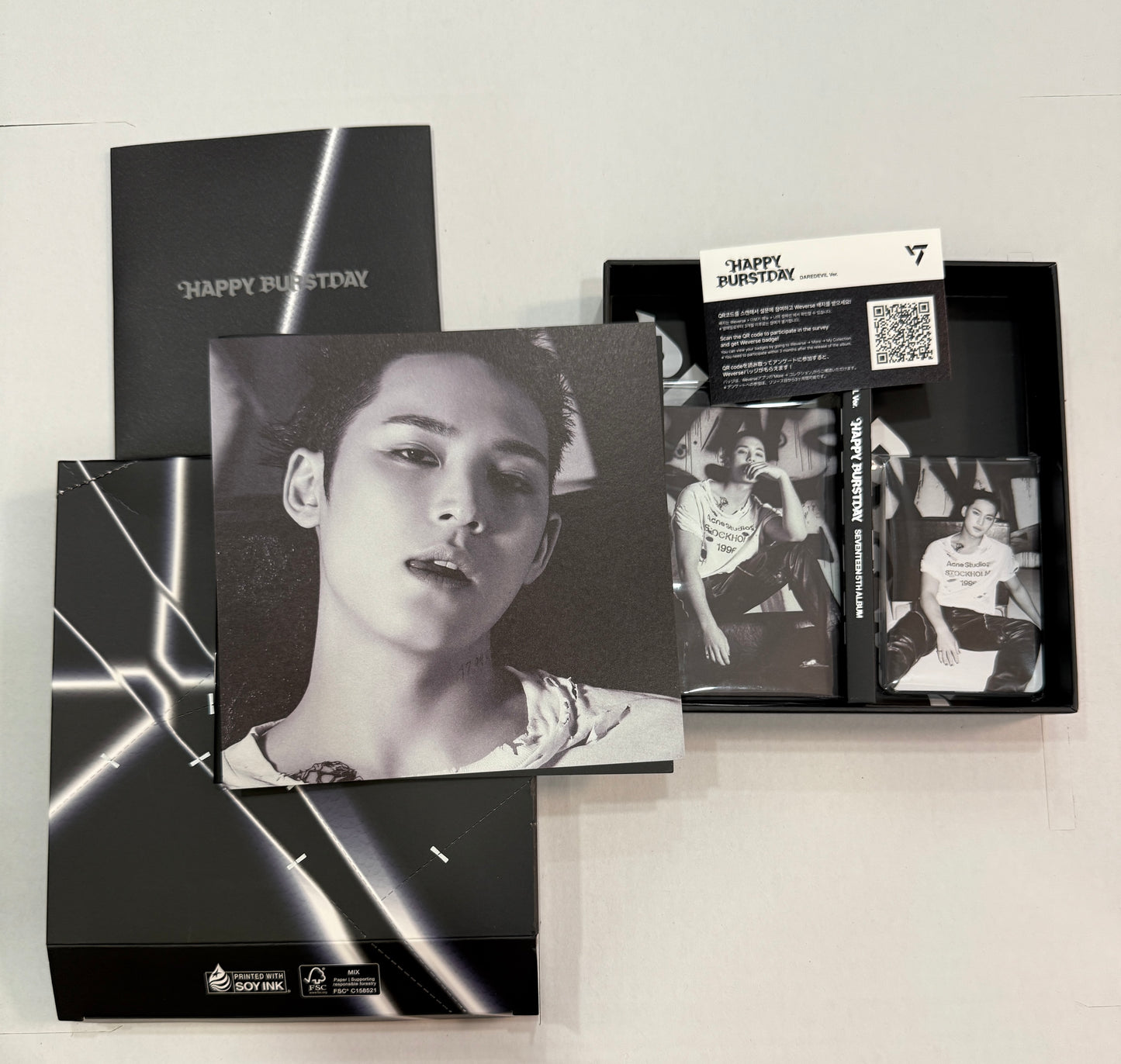 [Damaged] SEVENTEEN - HAPPY BURSTDAY 5TH ALBUM DAREDEVIL VER (Mingyu Ver.)