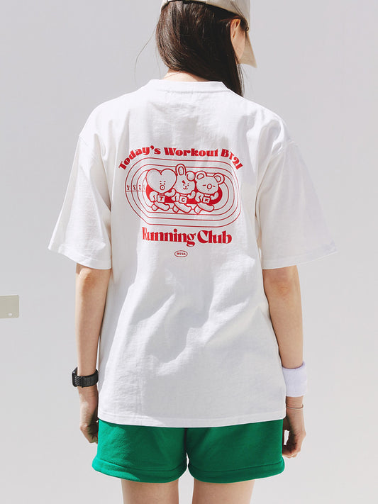 BT21 SPORTS CLUB Running Club T-Shirt  (S-L)