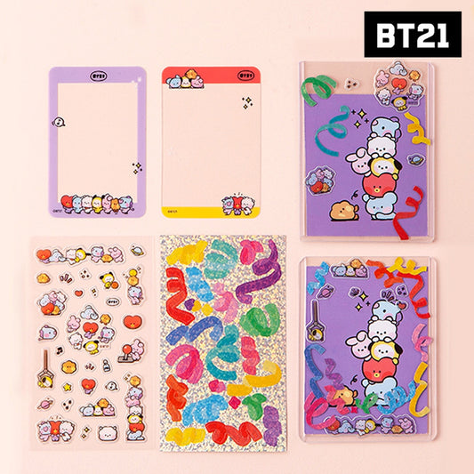 BT21 MININI TOPLOADER DECO SET