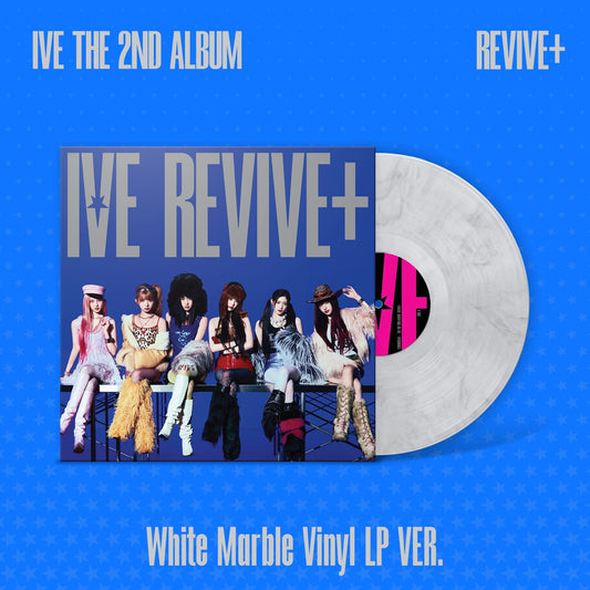 [Pre-Order] IVE - REVIVE+ 2ND ALBUM WHITE MARBLE VINYL LP VER