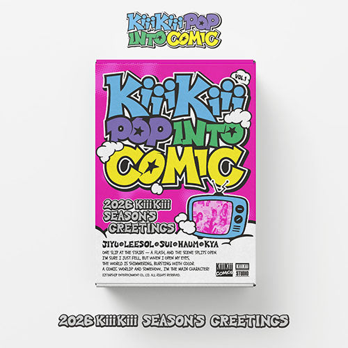 [Pre-Order] KIII KIII - KIIIKIII POP INTO COMIC 2026 SEASONS' GREETINGS