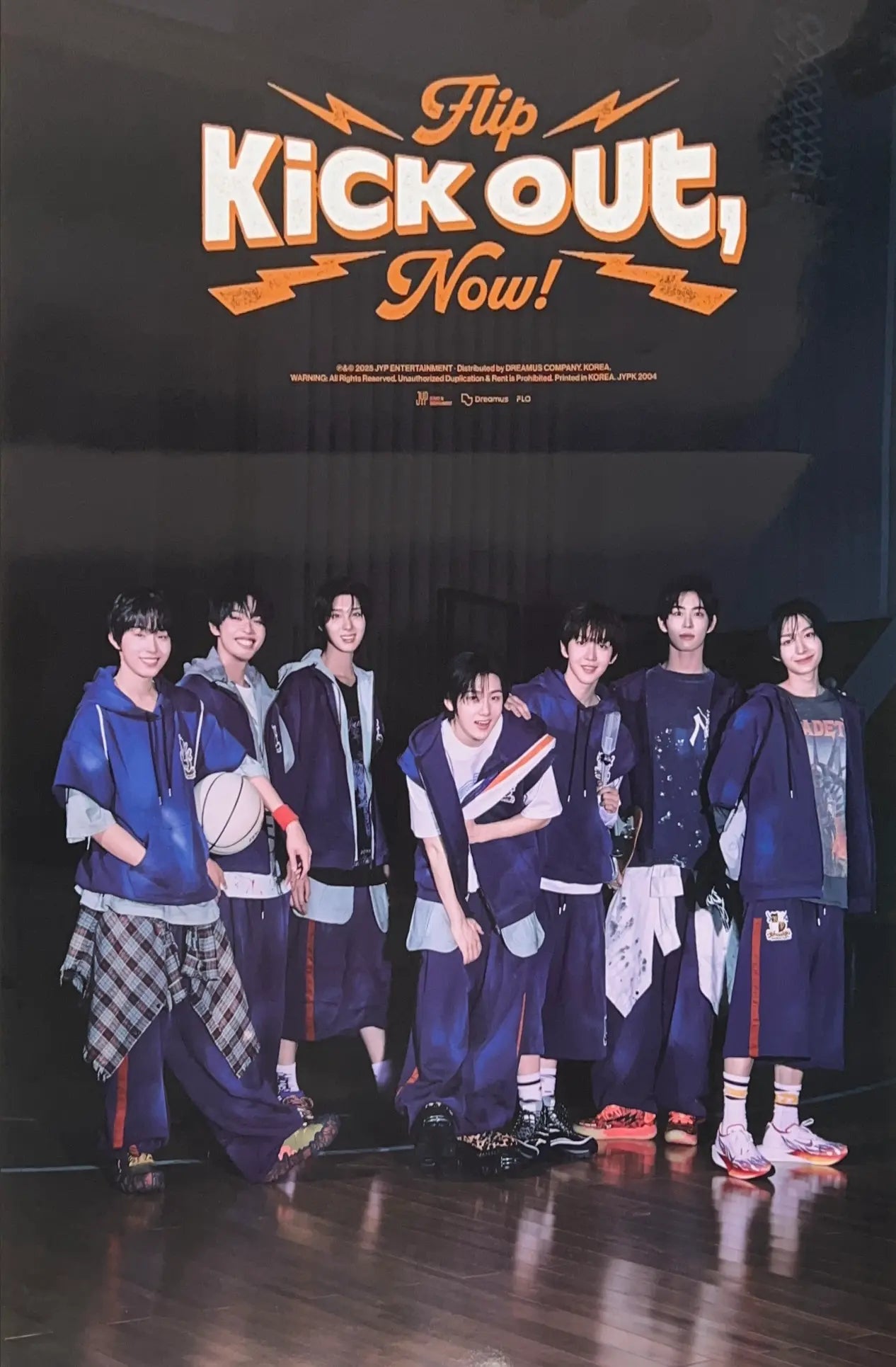 [POSTER 346-348] KICKFLIP - KICK OUT, FLIP NOW! 2ND MINI ALBUM STANDARD