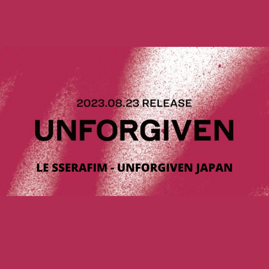 LE SSERAFIM - UNFORGIVEN JAPAN 2ND SINGLE ALBUM