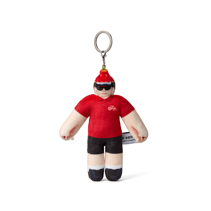 [Pre-Order] LE SSERAFIM - LE SSERAFIM x SOFT THUMBNAIL OFFICIAL MD DELIVERY PERSON KEYRING