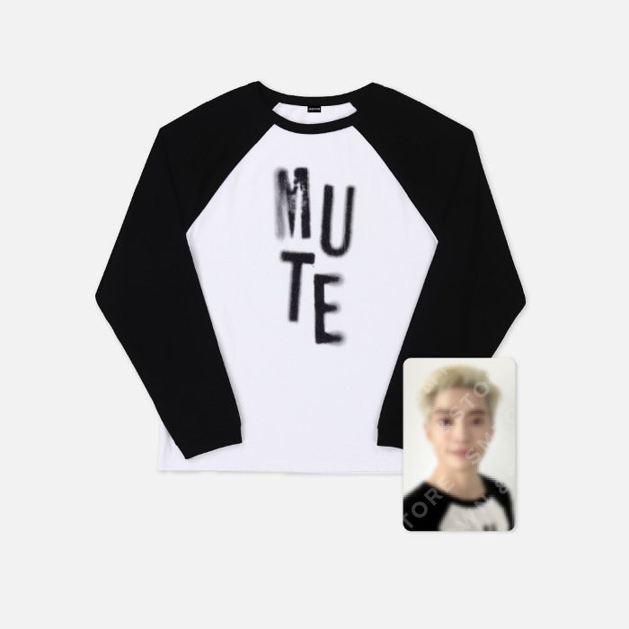 [Pre-Order] NCT JAEHYUN - MUTE FAN-CON OFFICIAL MD RAGLAN LONG SLEEVE T-SHIRT SET