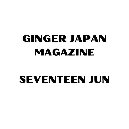 [Pre-Order] SEVENTEEN JUN GINGER JAPAN MAGAZINE 2023 DECEMBER 2024 JANUARY ISSUE