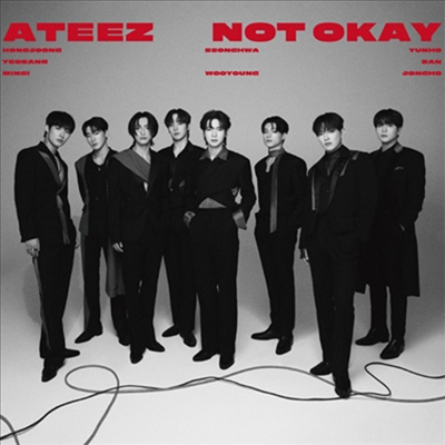 ATEEZ - NOT OKAY - 3RD JAPANESE SINGLE ALBUM (Limited B Ver.)(CD+Photobook)