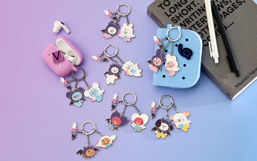 BT21 - ANGEL & VILLAIN METAL KEYRING