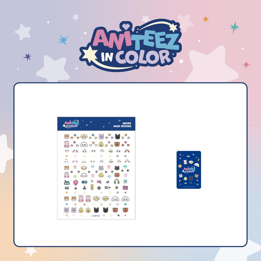 [Pre-Order] ATEEZ - ANITEEZ IN COLOR POP UP OFFICIAL MD MICRO DECO STICKER