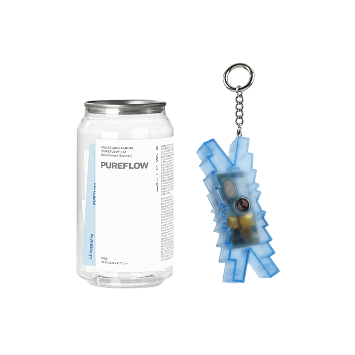 [Pre-Order] LE SSERAFIM - PUREFLOW 2ND ALBUM MINI CAMERA BLUE VER