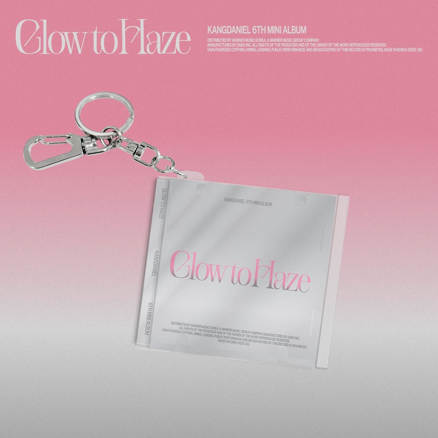 [Pre-Order] KANG DANIEL - GLOW TO HAZE 6TH MINI ALBUM MINI CD KEYRING VER