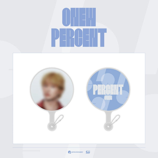 [Pre-Order] ONEW - PERCENT POP UP STORE OFFICIAL MD MINI IMAGE PICKET KEYRING