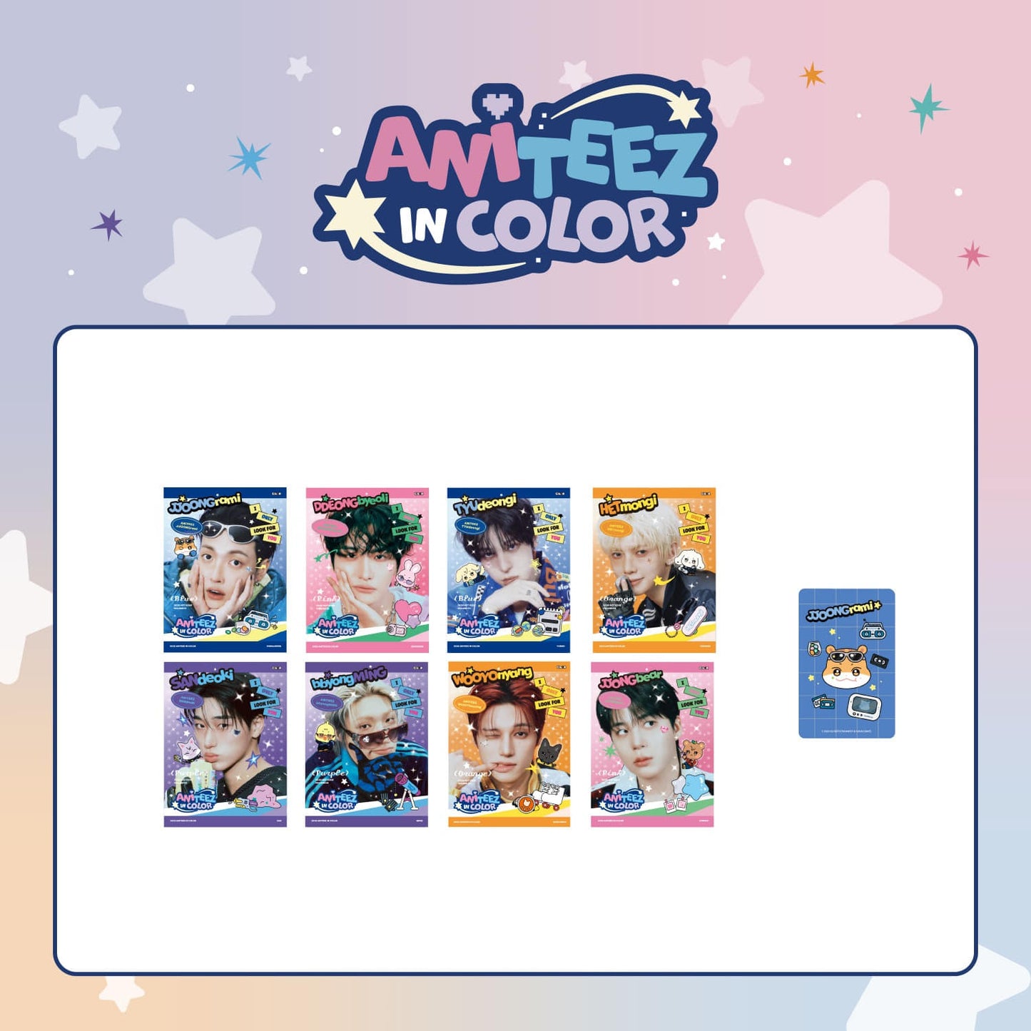 [Pre-Order] ATEEZ - ANITEEZ IN COLOR POP UP OFFICIAL MD MINI PHOTOBOOK