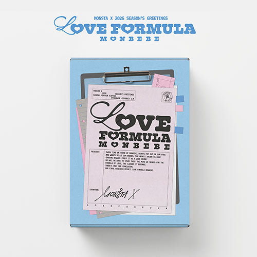 [Pre-Order] MONSTA X - LOVE FORMULA AMONBEBE 2026 SEASON'S GREETINGS