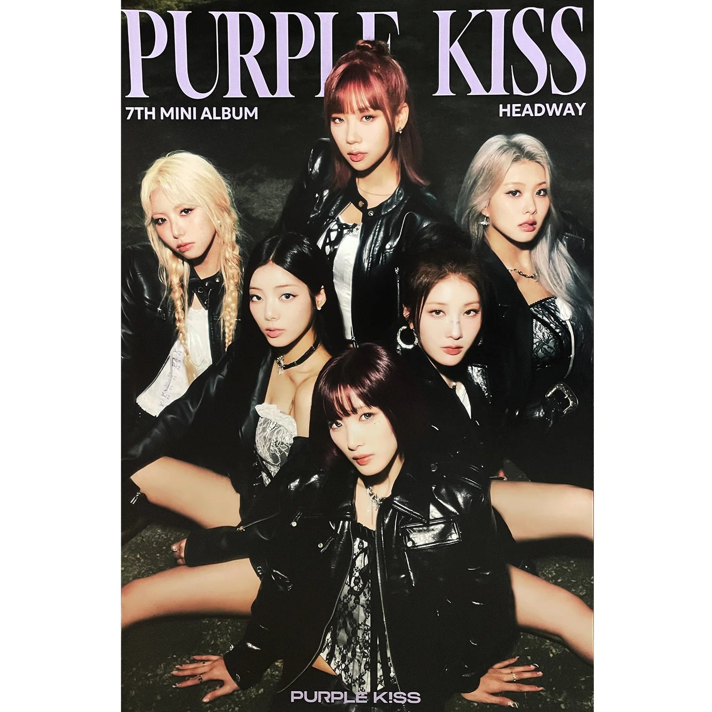 [POSTER 380-381] PURPLE KISS - HEADWAY 7TH MINI ALBUM
