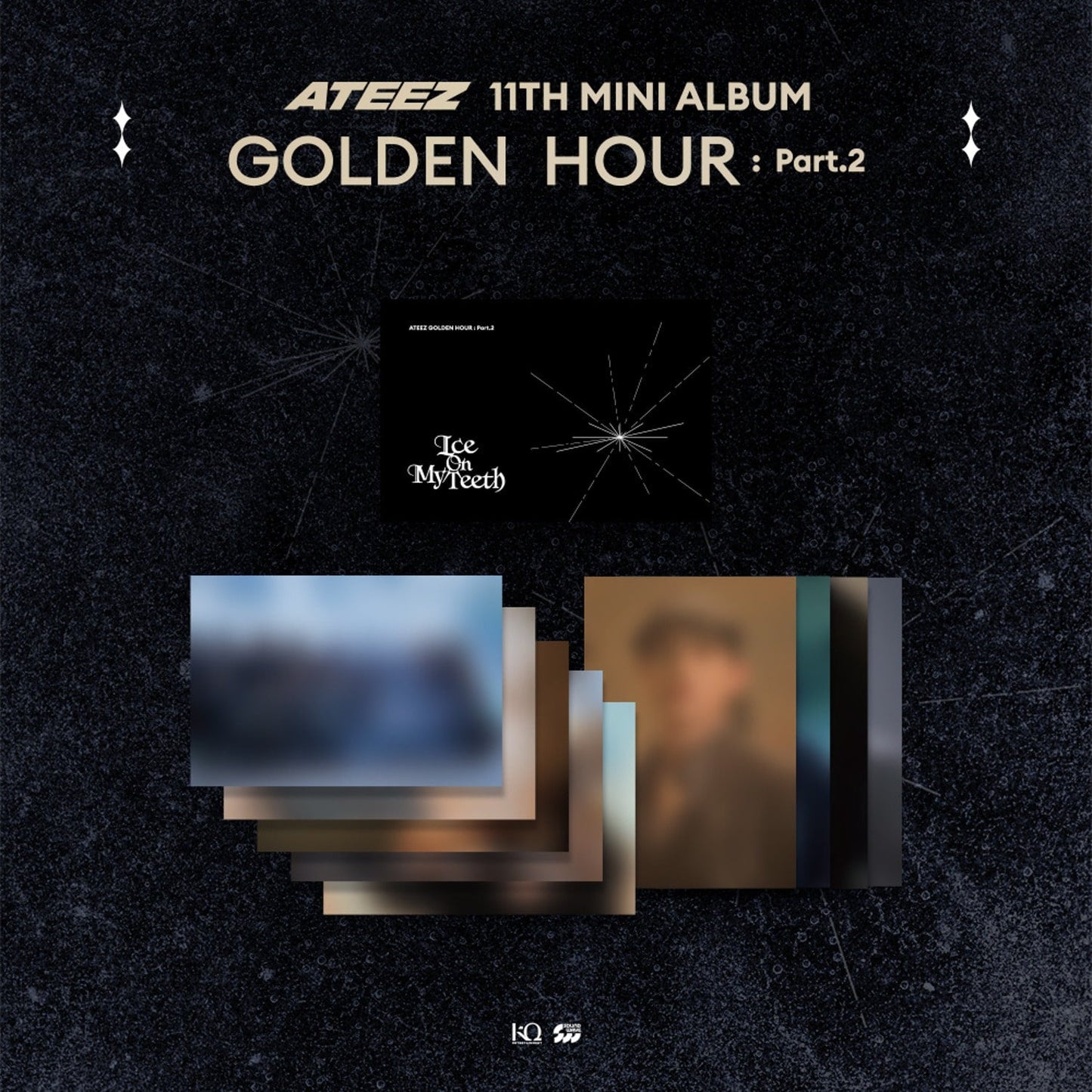 [Pre-Order] ATEEZ - GOLDEN HOUR : PART.2 POP UP OFFICIAL MD M/V BEHIND POSTCARD SET