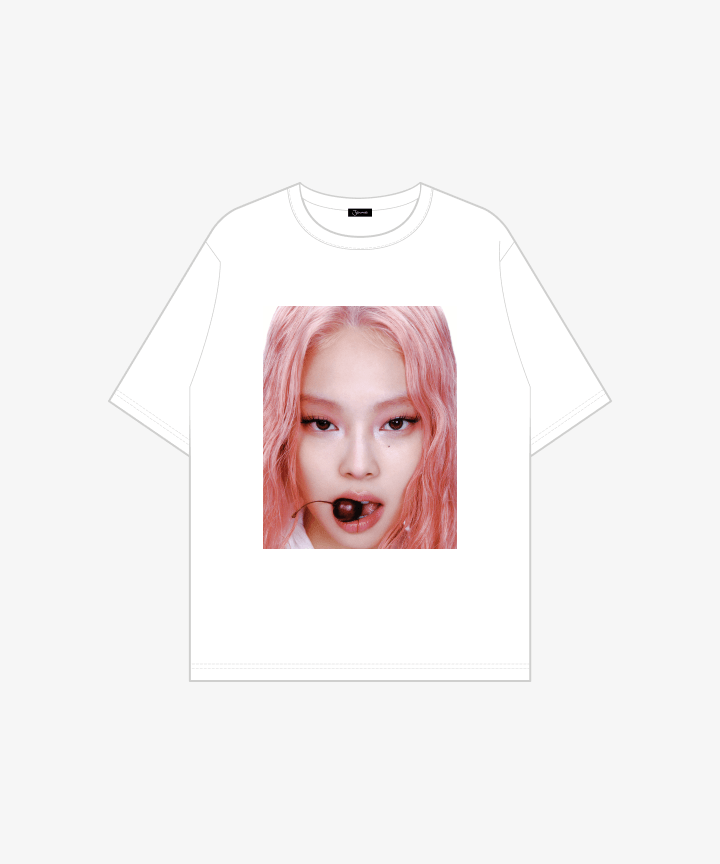 [Pre-Order] BLACKPINK JENNIE - MANTRA 2ND OFFICIAL MD OVERSIZED T-SHIRTS WHITE