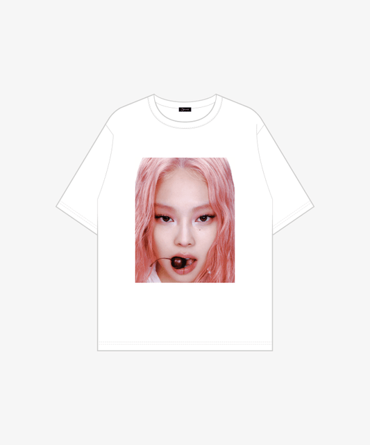 [Pre-Order] BLACKPINK JENNIE - MANTRA 2ND OFFICIAL MD OVERSIZED T-SHIRTS WHITE