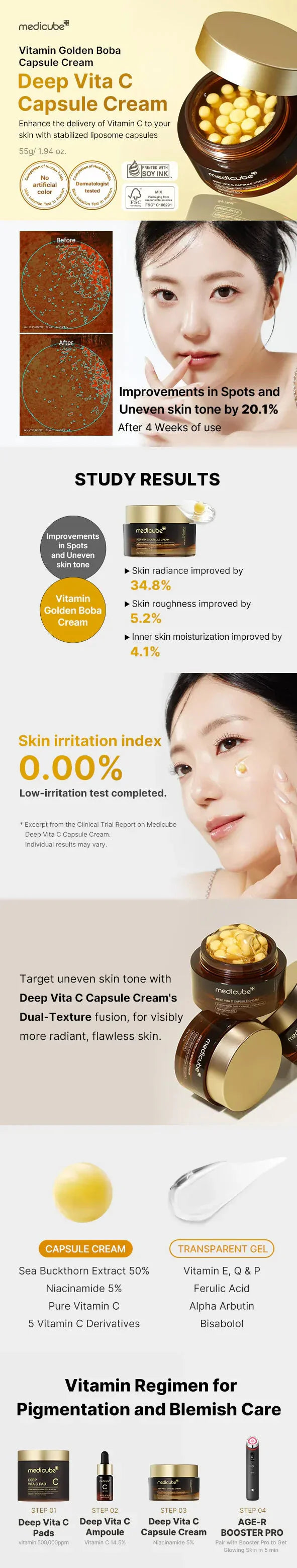 medicube Deep Vita C Capsule Cream