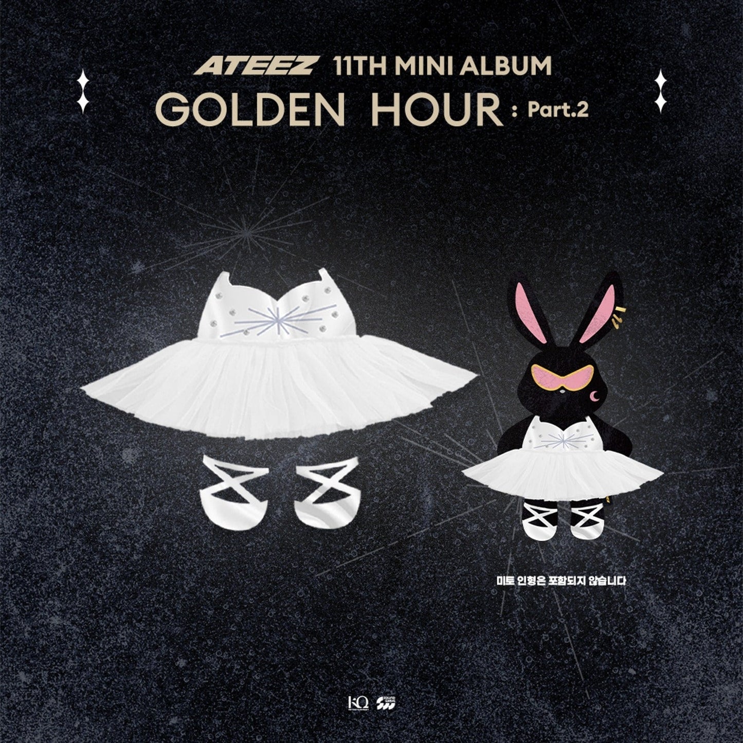 [Pre-Order] ATEEZ - GOLDEN HOUR : PART.2 POP UP OFFICIAL MD MITO BALLET SET