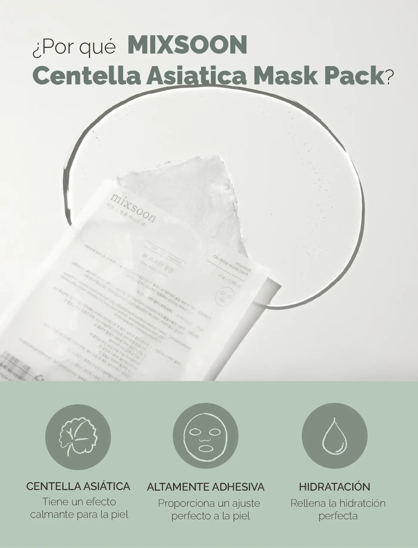mixsoon Centella Mask Pack (5 unidades)