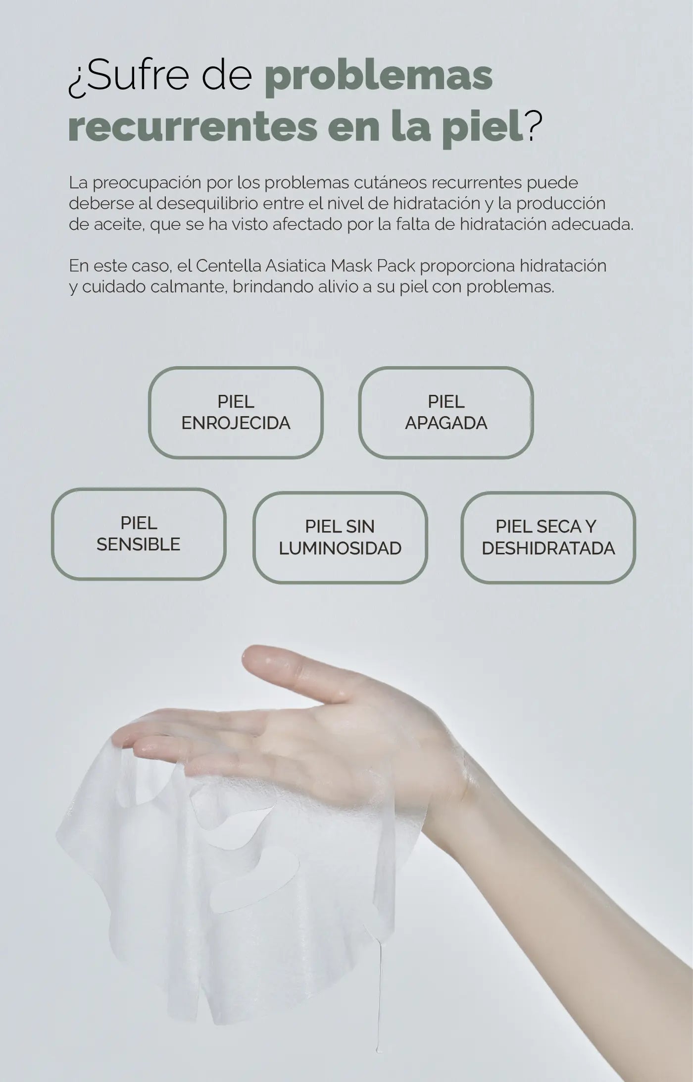 mixsoon Centella Mask Pack (5 unidades)