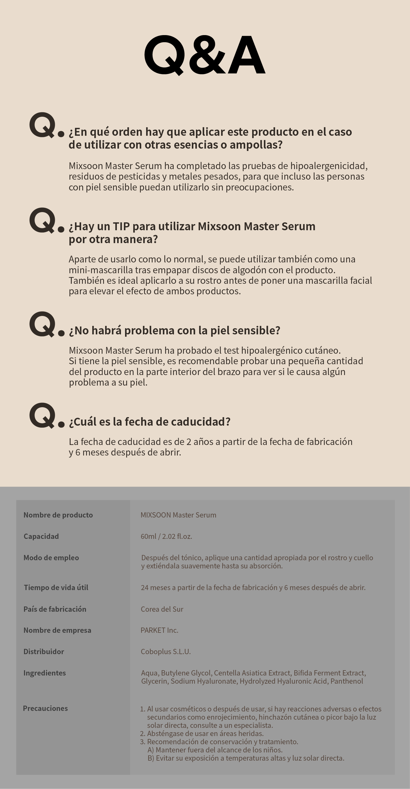mixsoon Master Serum