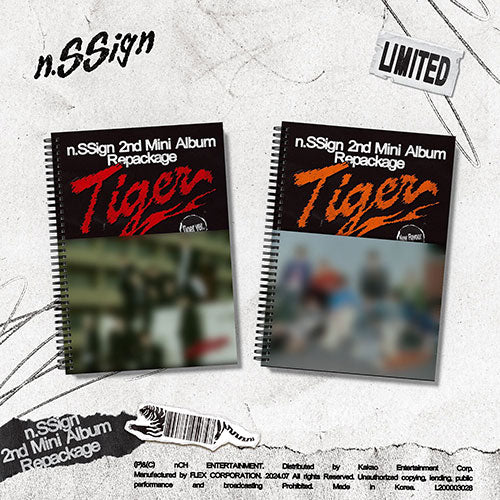[Pre-Order] N.SSIGN - TIGER 2ND MINI ALBUM REPACKAGE PHOTO BOOK [Limited Edition]