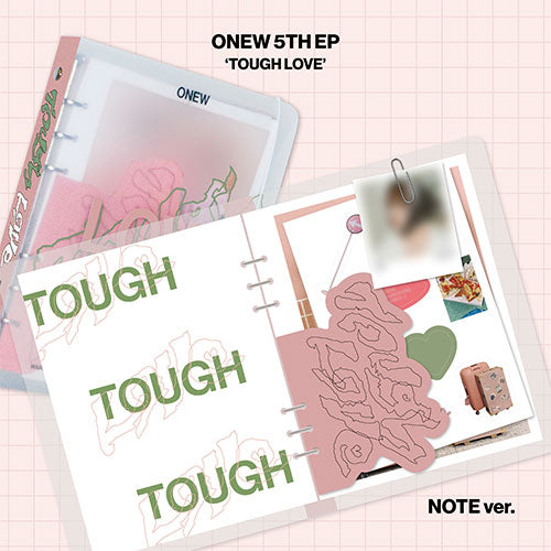 [Pre-Order] ONEW - TOUGH LOVE 5TH MINI ALBUM NOTE VER