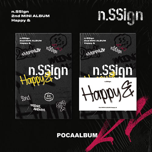 N.SSIGN - HAPPY & 2ND MINI ALBUM POCAALBUM VER.