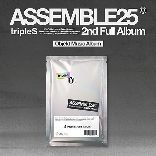 [Pre-Order] tripleS - ASSEMBLE25 2ND FULL ALBUM OBJEKT MUSIC ALBUM VER