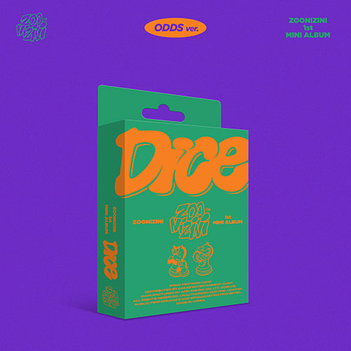 ASTRO ZOONIZINI - DICE 1ST MINI ALBUM ODDS VER