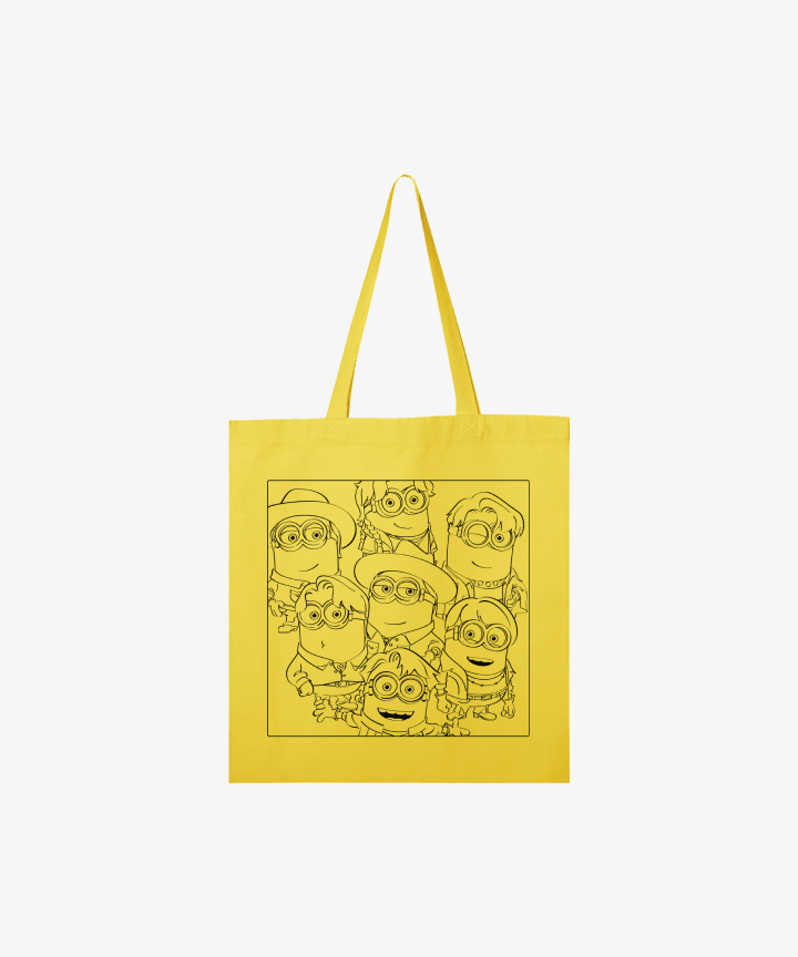 [Pre-Order] BTS - BTS X DM4 OFFICIAL MD OUTLINE SQUARE TOTE BAG