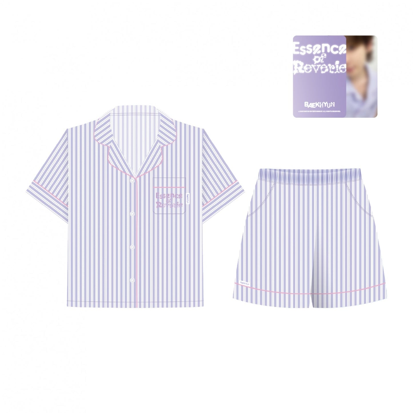 BAEKHYUN - ESSENCE OF REVERIE POP UP OFFICIAL MD PAJAMA SET