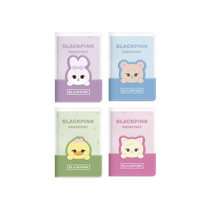 [Pre-Order] BLACKPINK - JUMP POP UP OFFICIAL MD CHARACTER PASSPORT CUSTOM KIT
