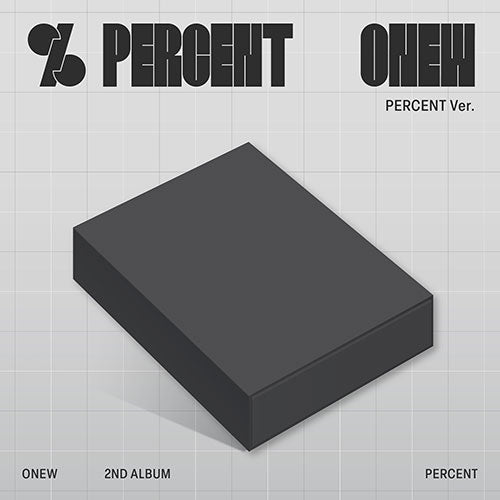 [Pre-Order] ONEW - PERCENT 2ND ALBUM PERCENT VER