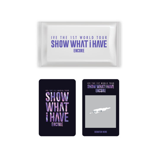 IVE - SHOW WHAT I HAVE THE 1ST WORLD TOUR ENCORE OFFICIAL MD RANDOM PHOTOCARD PACK