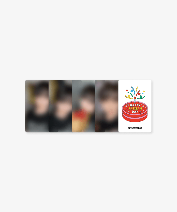 BOYNEXTDOOR - HAPPY TAESAN DAY OFFICIAL MD PHOTOCARD SET