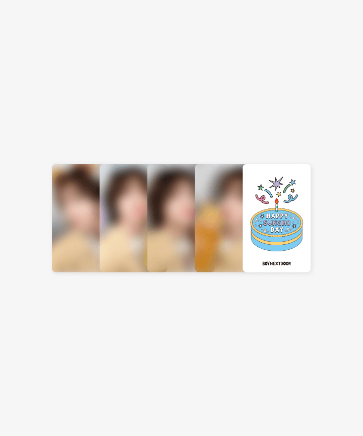 BOYNEXTDOOR - HAPPY SUNGHO DAY OFFICIAL MD PHOTOCARD SET