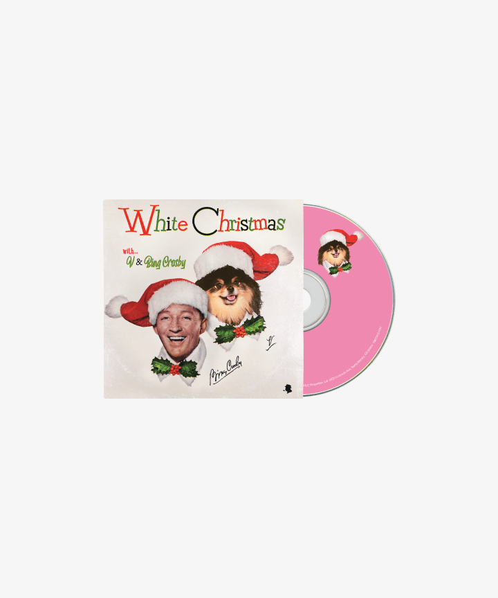 [Pre-Order] BTS V - WHITE CHRISTMAS V X BING CROSBY PINK CD