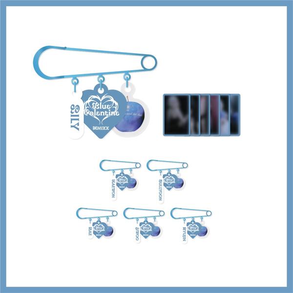 [Pre-Order] NMIXX - BLUE VALENTINE OFFICIAL MD PIN BROOCH